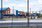 CSX former Pan Am F Units sit outside the shops